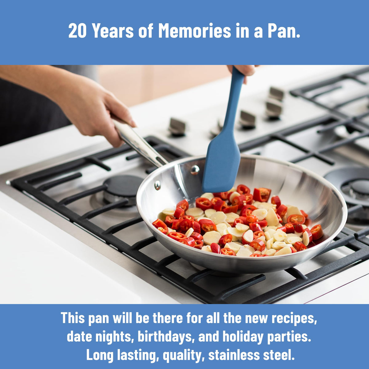 Misen pan is dishwasher-safe for easy cleanup after busy weeknights.