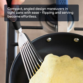Misen Fish Spatula BPA-free materials highlight safe kitchen tool.