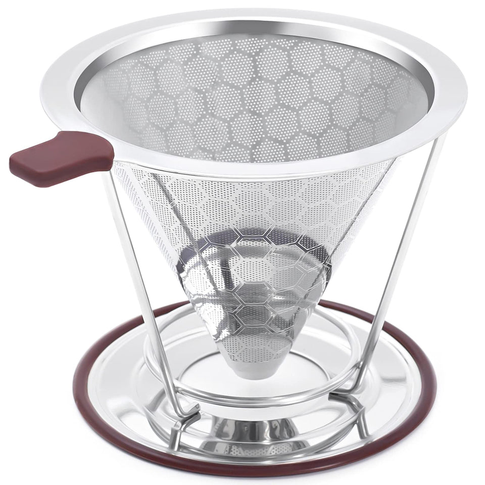 MISETTO pour-over coffee dripper, a sleek cone for rich, balanced brews