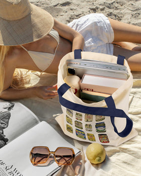 Miss Adola tote pattern design complements casual outfits.