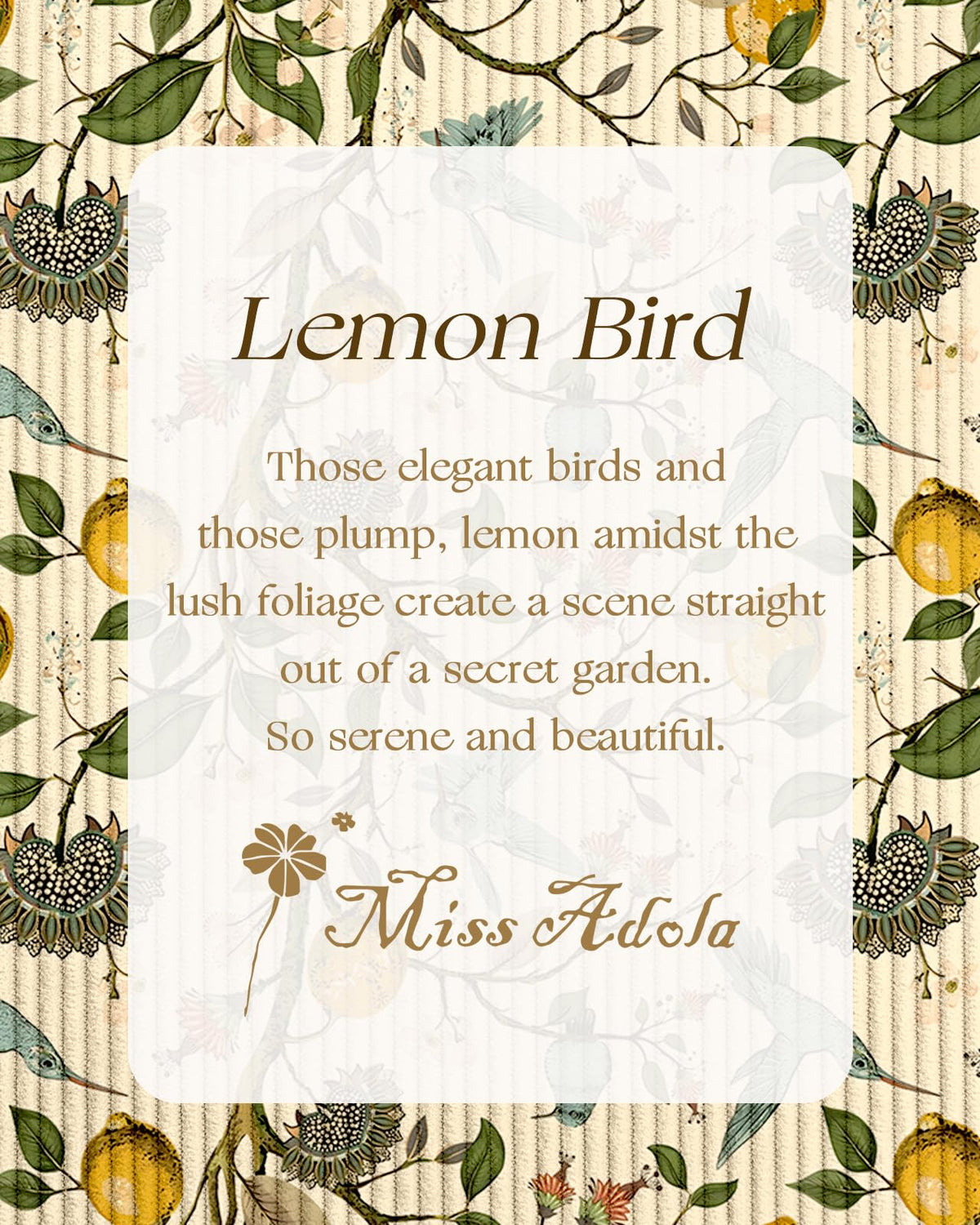 Miss Adola corduroy tote pattern design adds vintage elegance to outfits.