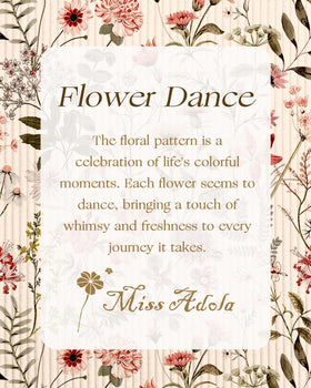 Miss Adola PK Flower pattern tote for versatile outfits.