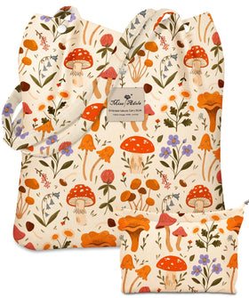 Miss Adola corduroy tote bag top view shows large capacity for daily errands