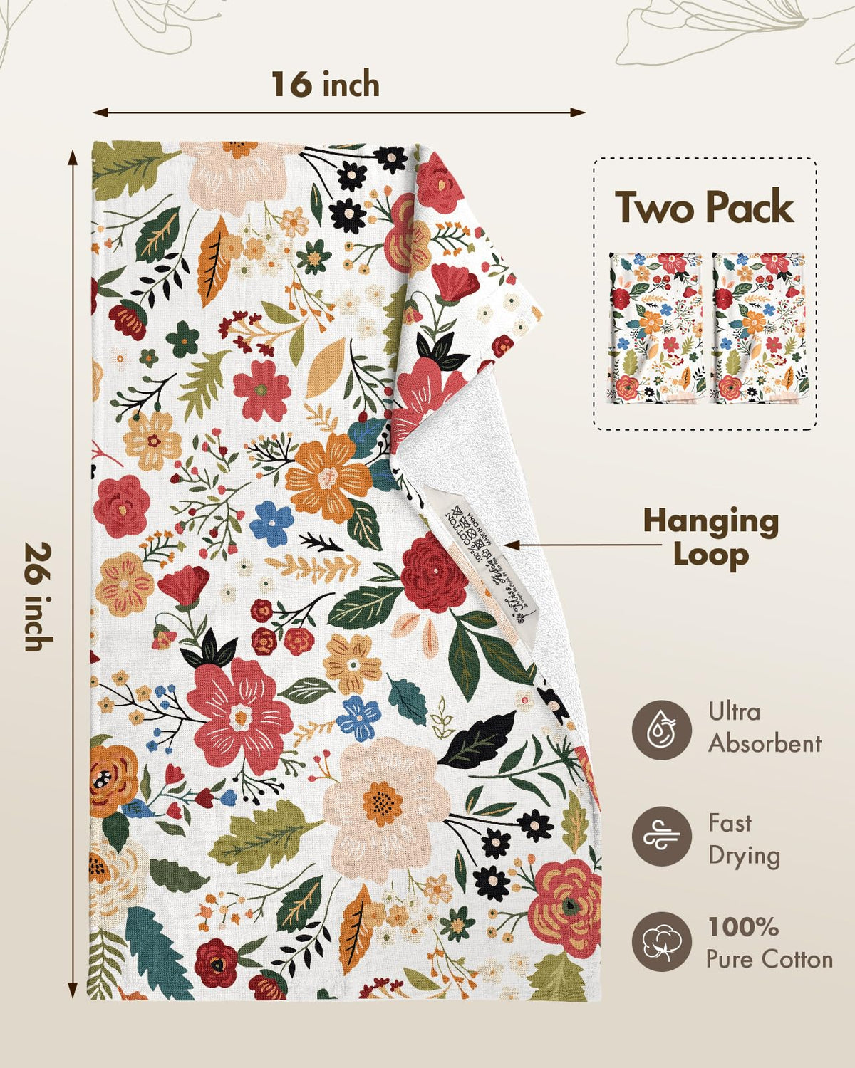 Miss Adola towels ideal for drying dishes and cleaning countertops.