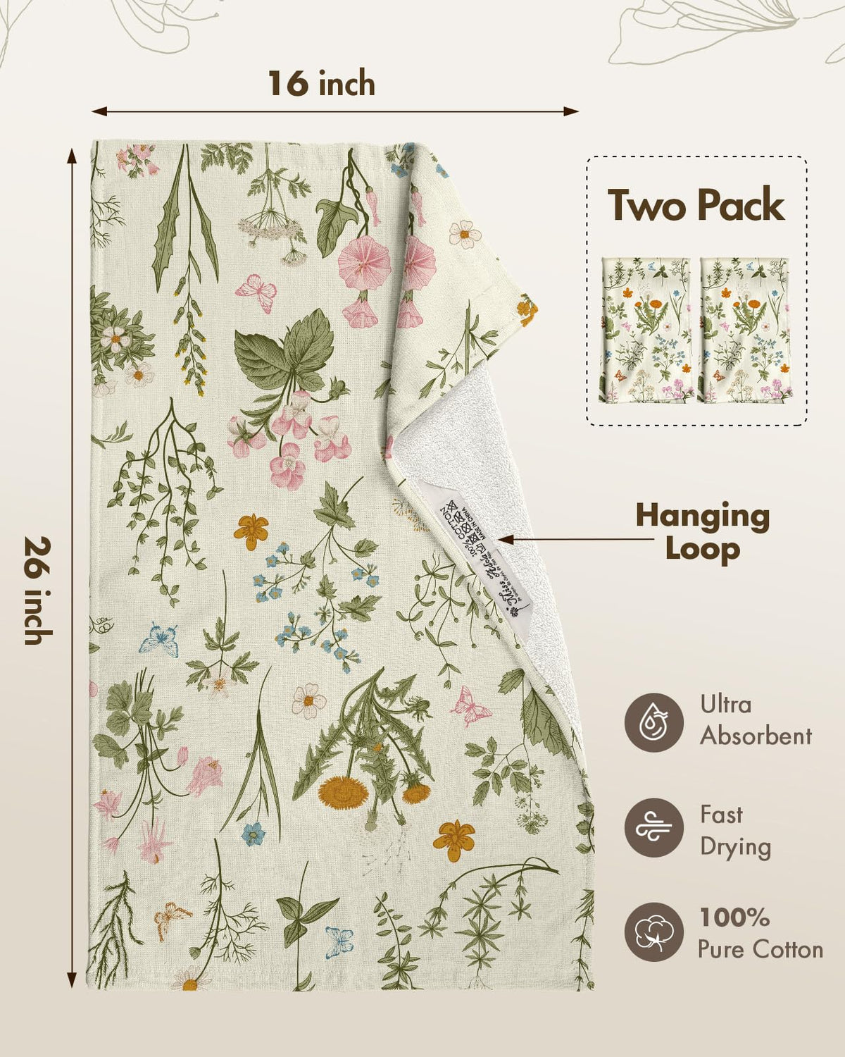 Miss Adola quick-dry towel for fast drying hands and surfaces.