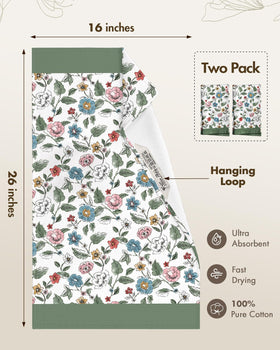 Miss Adola elegant kitchen pattern towel enhances decor and cleanup.