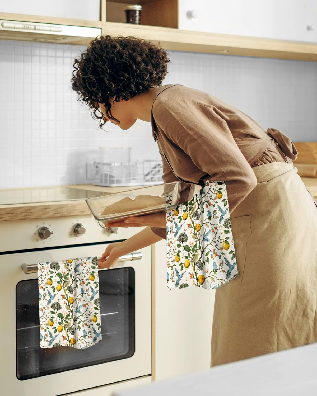 Miss Adola flour sack towel stylish kitchen decor for home and gifts.