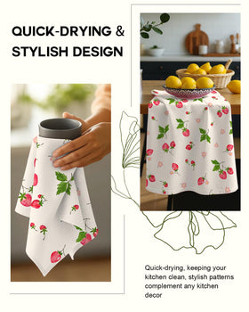 Miss Adola reusable towels reduce paper waste while cleaning.