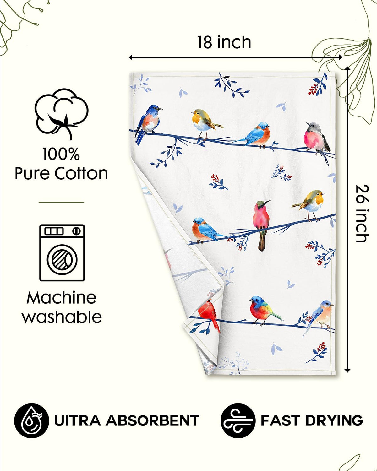 Miss Adola decorative towels add chic summer kitchen decor.