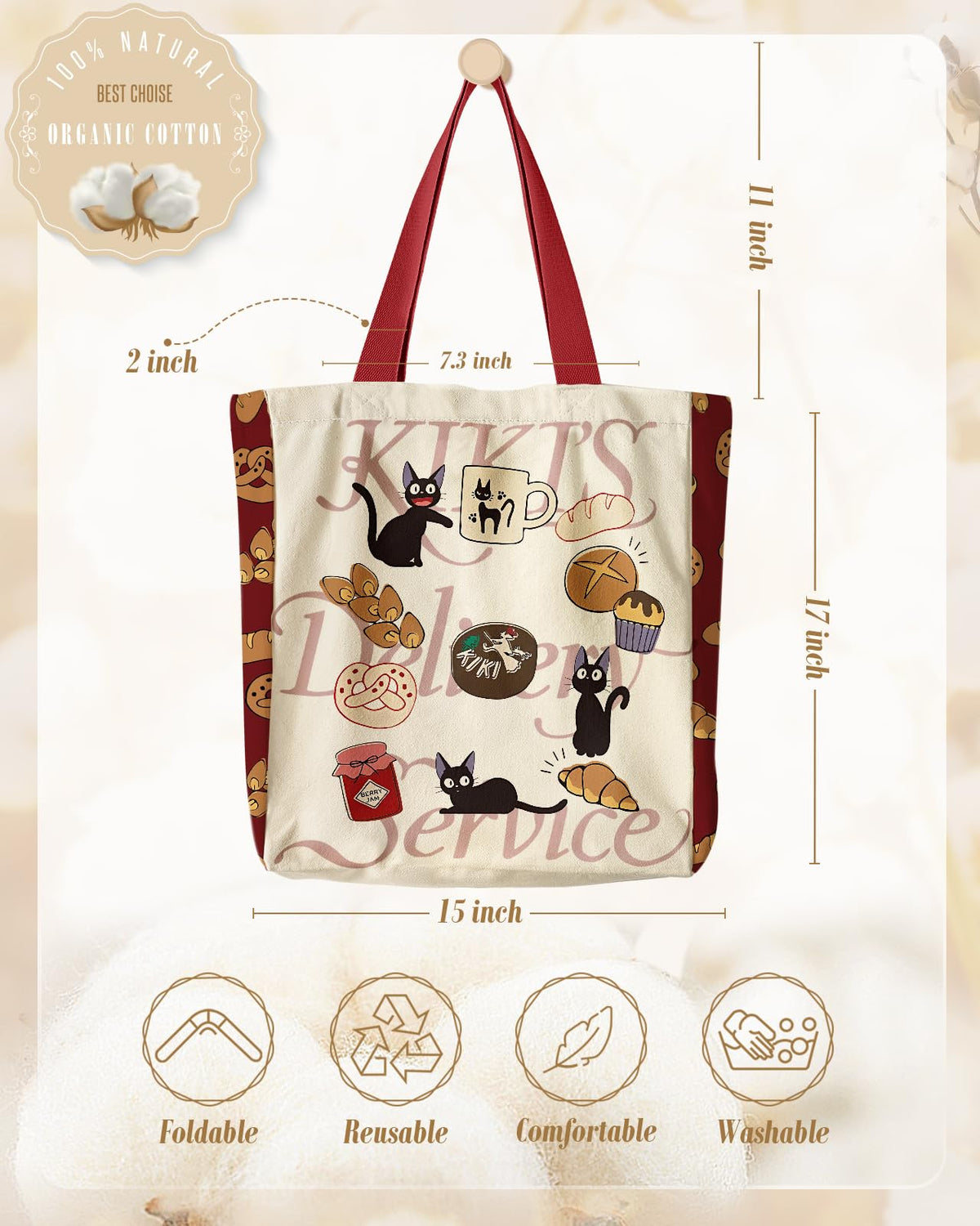 Miss Adola tote showcases chic vintage design for outfits.
