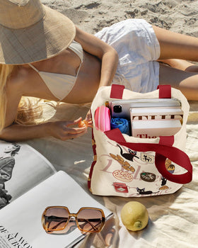 Miss Adola tote features large capacity for essentials.