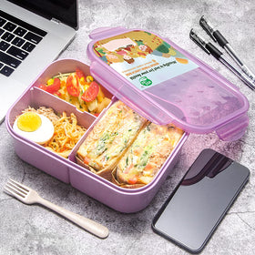 MISS BIG Bento Box BPA-free and chemical-dye-free material.