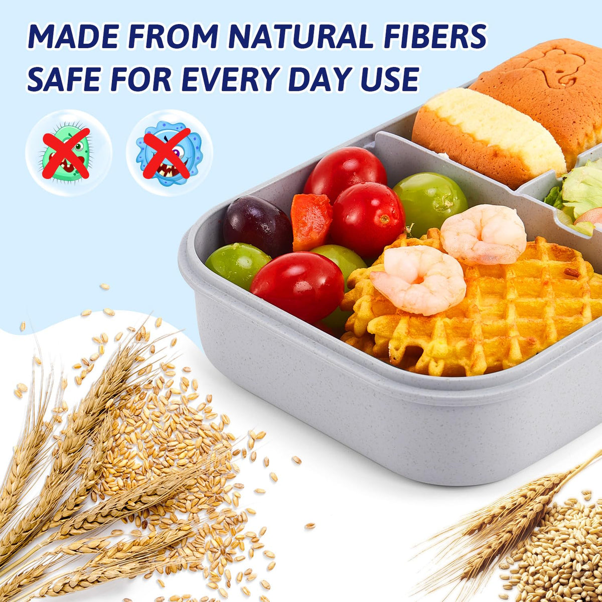 MISS BIG Bento Box dishwasher-safe for easy cleanup