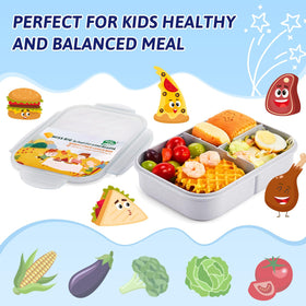 MISS BIG Bento Box shows four compartments for balanced meals on the go