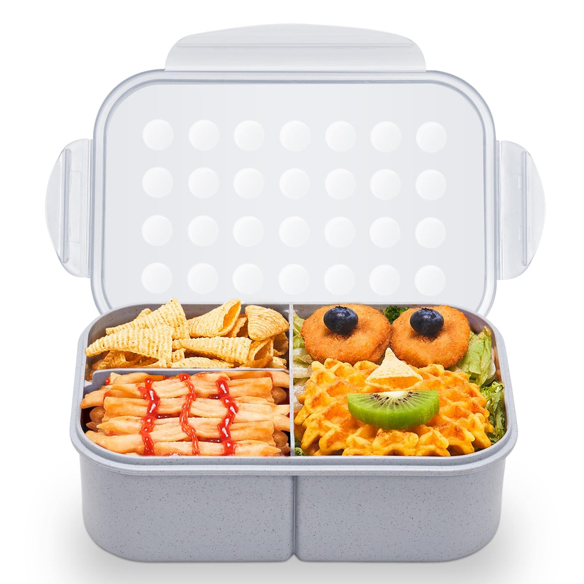 MISS BIG Bento Box with four latches for secure transport.
