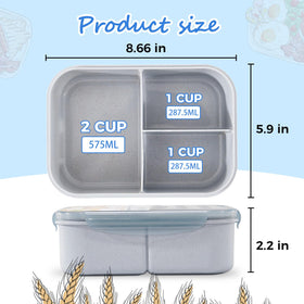 MISS BIG Bento Box available in kid and adult sizes for versatility.