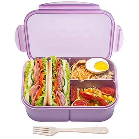 MISS BIG Bento Box leak-proof seal keeps meals tidy during travel.