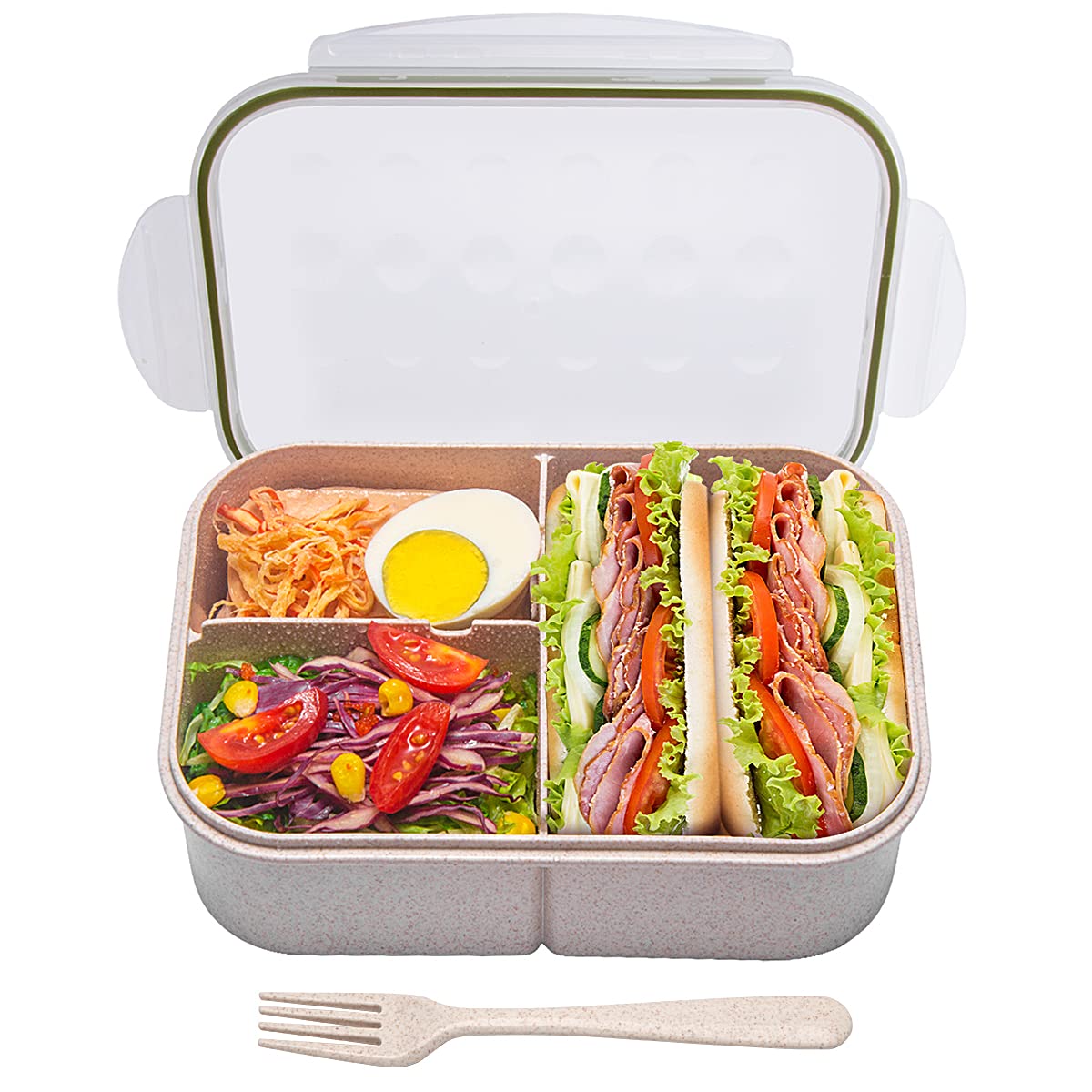 MISS BIG Bento Box shows leak-proof seal keeping meals fresh on the go