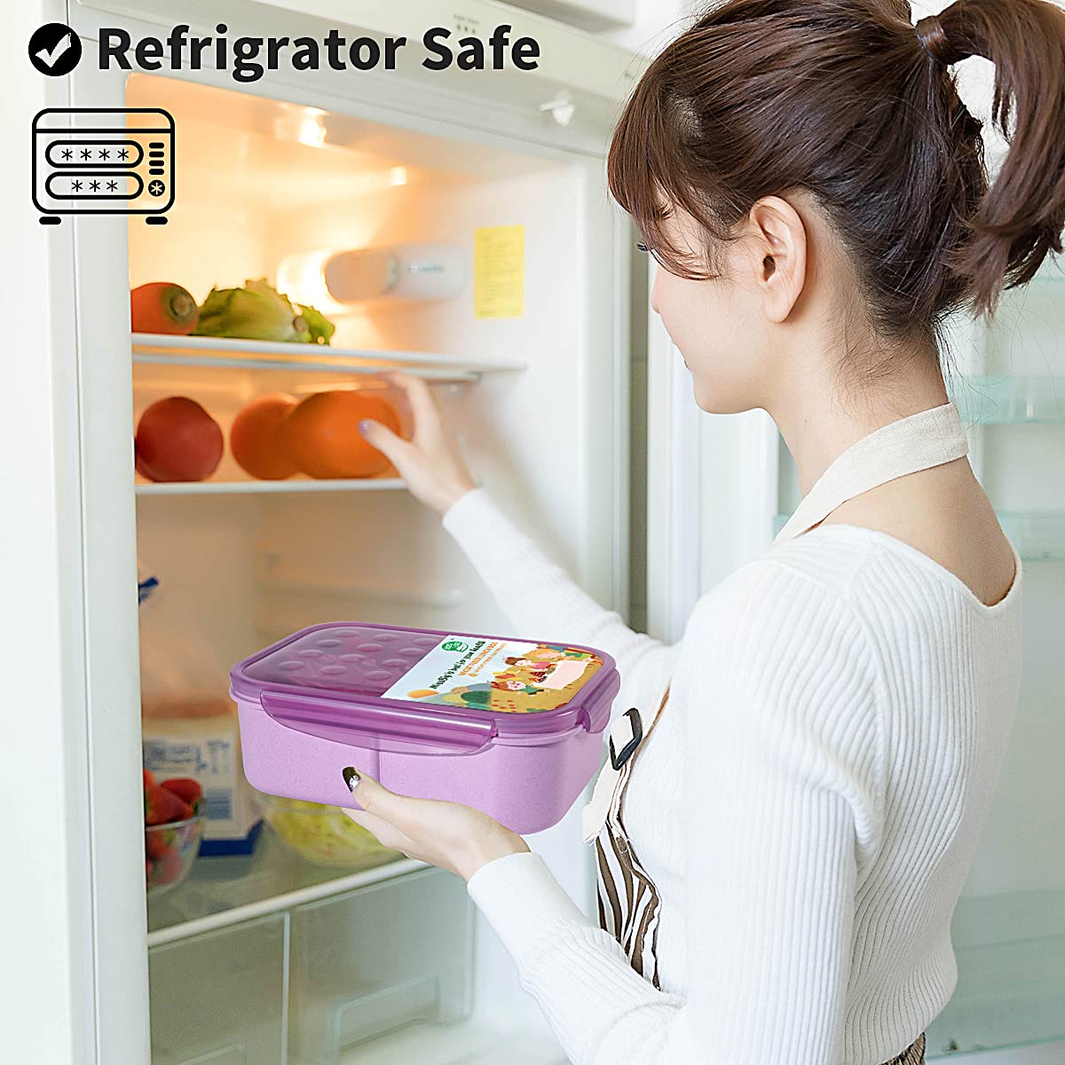 MISS BIG Bento Box adult and kid sizes for flexible packing.
