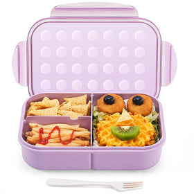 Miss Big lunch box kids leak-proof lid keeps snacks secure during school