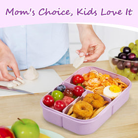 Miss Big lunch box kids portable design fits in a backpack