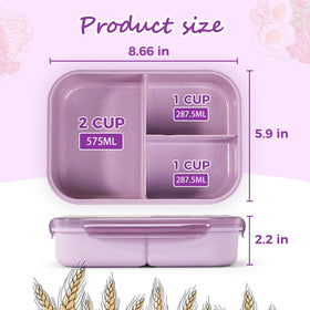 Miss Big lunch box kids wheat fiber material supports eco-friendly meals