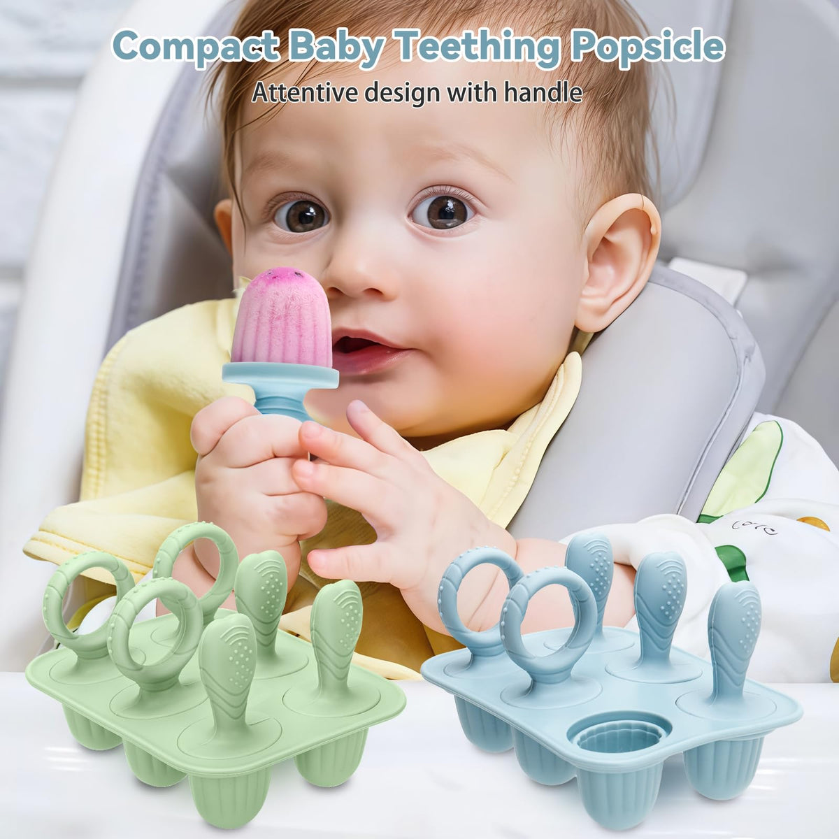 MISSLILI gift-ready popsicle molds for new parents and baby-led snacking.