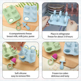 MISSLILI top-rack dishwasher safe molds for quick cleanup.