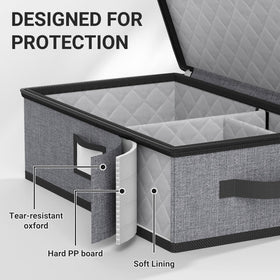 MISSLO clear label pocket helps identify contents at a glance.