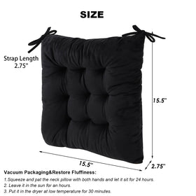 MissSoul cushions with anti-slip straps keep seats steady during meals.