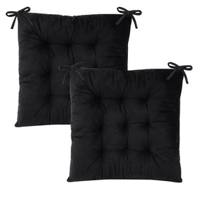 MissSoul chair cushions top view; 15.5-inch square for comfortable dining.