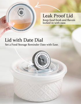 MISSYSSIM ceramic baking dishes set of four for versatile dishes.