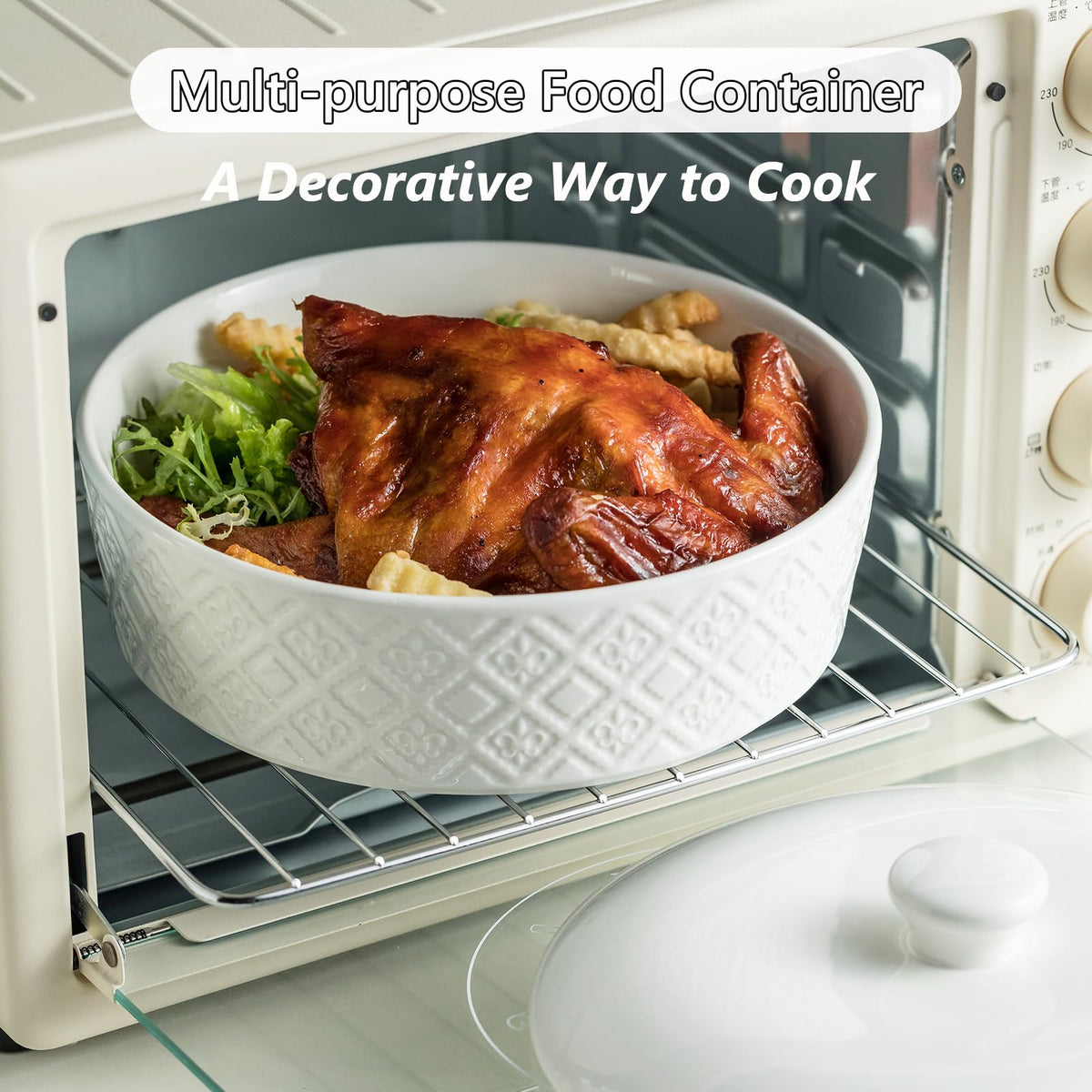 MISSYSSIM table-top tortilla warmer complements any dining setup.