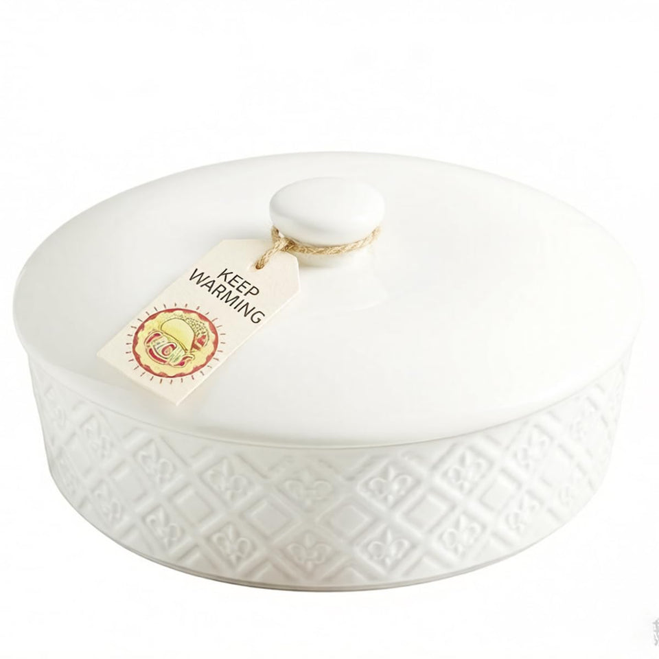 MISSYSSIM tortilla warmer with lid keeps tortillas warm for Taco Tuesday.