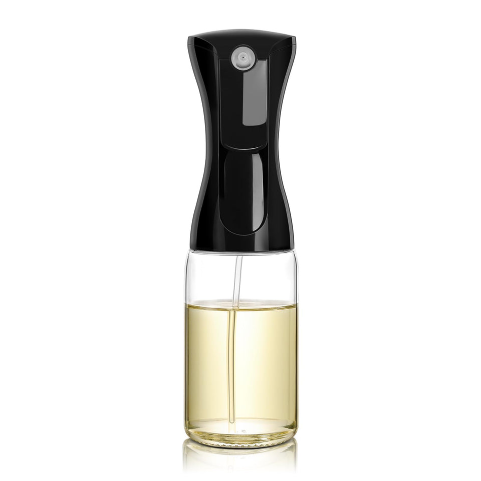 Mistifi Glass Oliver Oil Sprayer nozzle delivers an even, controlled mist for precise cooking.