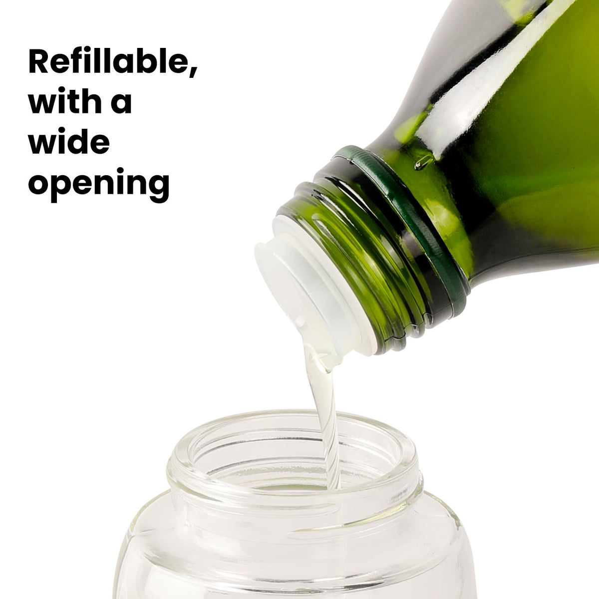 Mistifi Oliver Oil Sprayer continuous-spray mode covers large areas effectively.