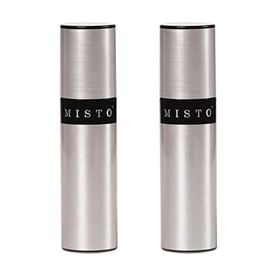 Misto aluminum oil sprayer set 2 pumps for precise oil coating.