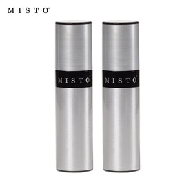 Misto easy-to-use spray bottle for quick, even oil application.