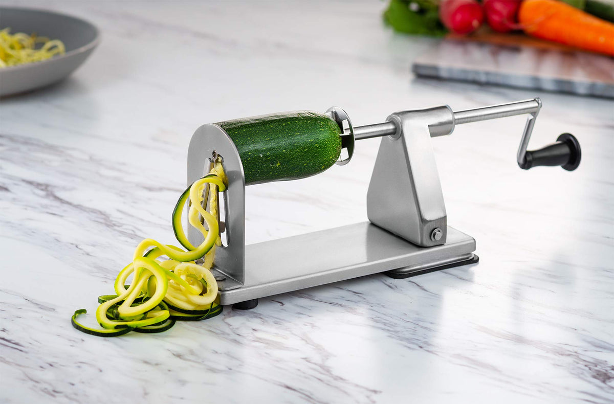 MITBAK spiralizer makes a thoughtful gift for cooks seeking easy prep.