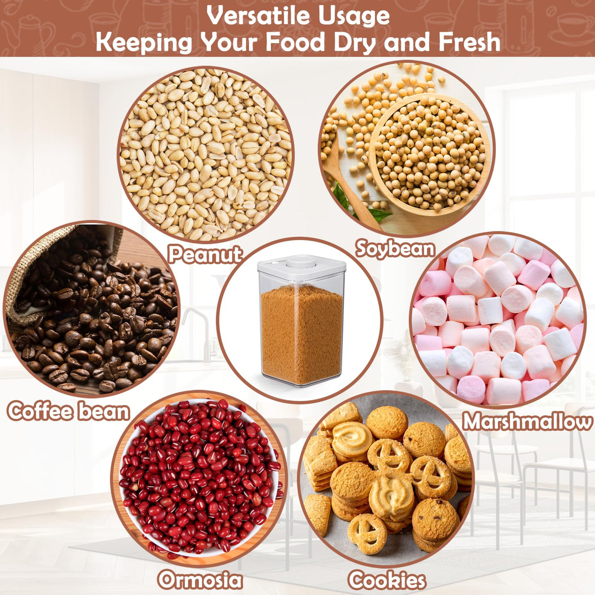 Mity rain brown sugar saver feature helps maintain freshness.