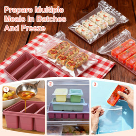 Mity Rain six-compartment tray fits bulk meals