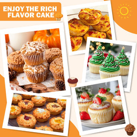 Mity Rain non-stick coating close-up enables easy muffin release.