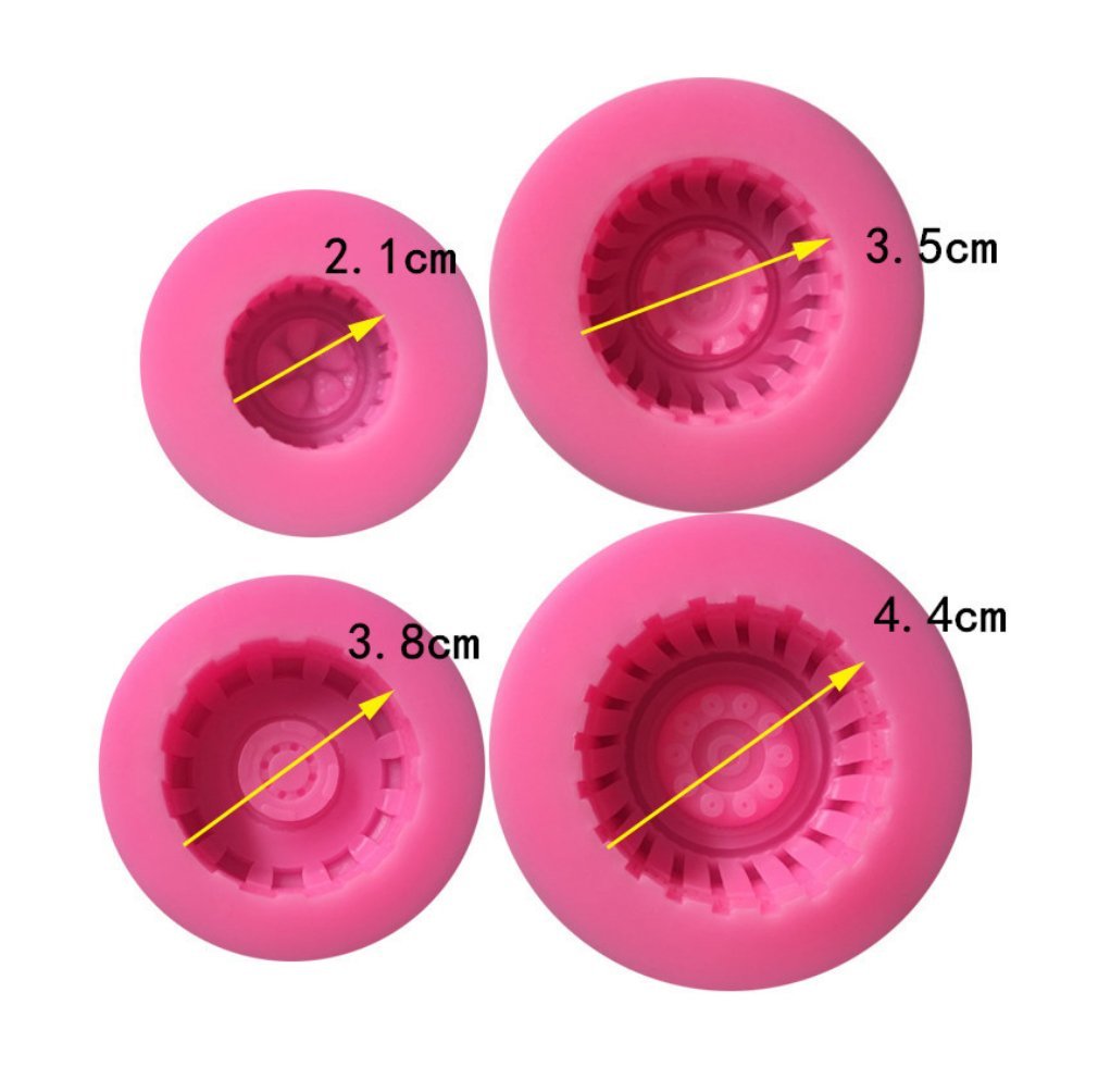 Mity Rain tire mold bright colors showcases vivid silicone for easy release