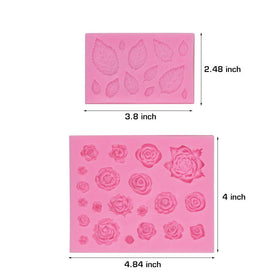 Mity rain wax and soap rose-leaf mold for handmade crafts.