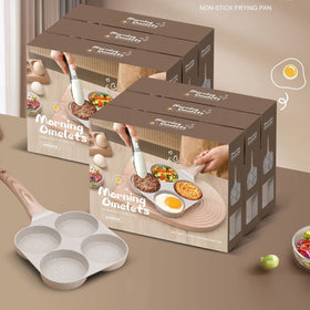 MIUGO dishwasher-safe egg pan simplifies cleanup after busy mornings.