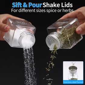 MIUKAA 2-in-1 shaker lid detail for versatile sprinkling