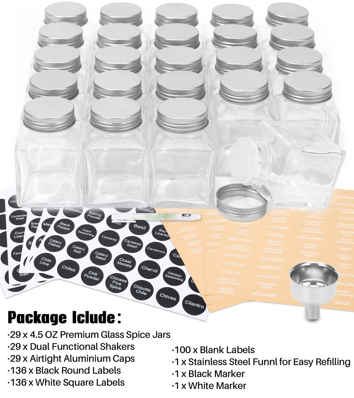 MIUKAA airtight caps protect flavors from air exposure