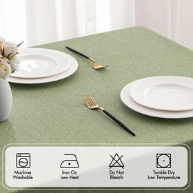 MIULEE sage green cloth at a wedding setup with soft ambience