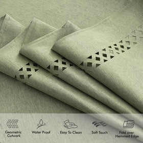 MIULEE Sage Green tablecloth surface resists stains for everyday meals