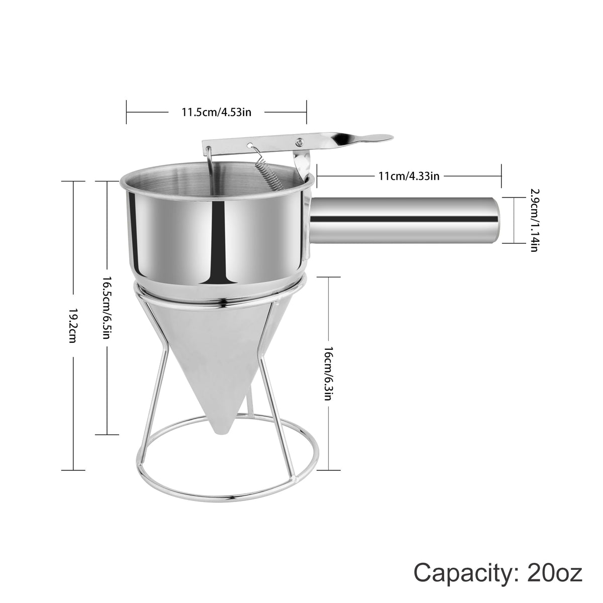 MIUONO EgieMr batter-dispenser-use-cases ideal for pancakes, waffles, takoyaki.